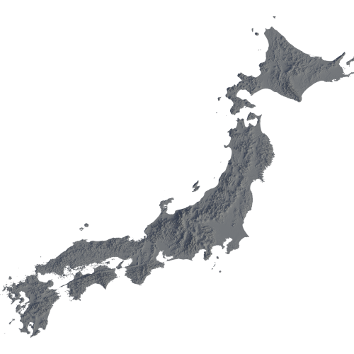 An abstract map of Japan